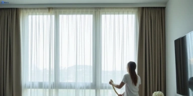 Delicate sheer drape cleaning fairy-meadow-nsw Matty Curtain Cleaning