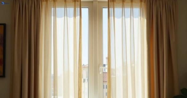 Dull dusty drapes in fairy-meadow-nsw before professional cleaning